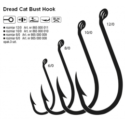 Dread Cat Bust Hook 6/0...