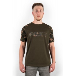 Fox Camo/Khaki Chest Print T-Shirt size S