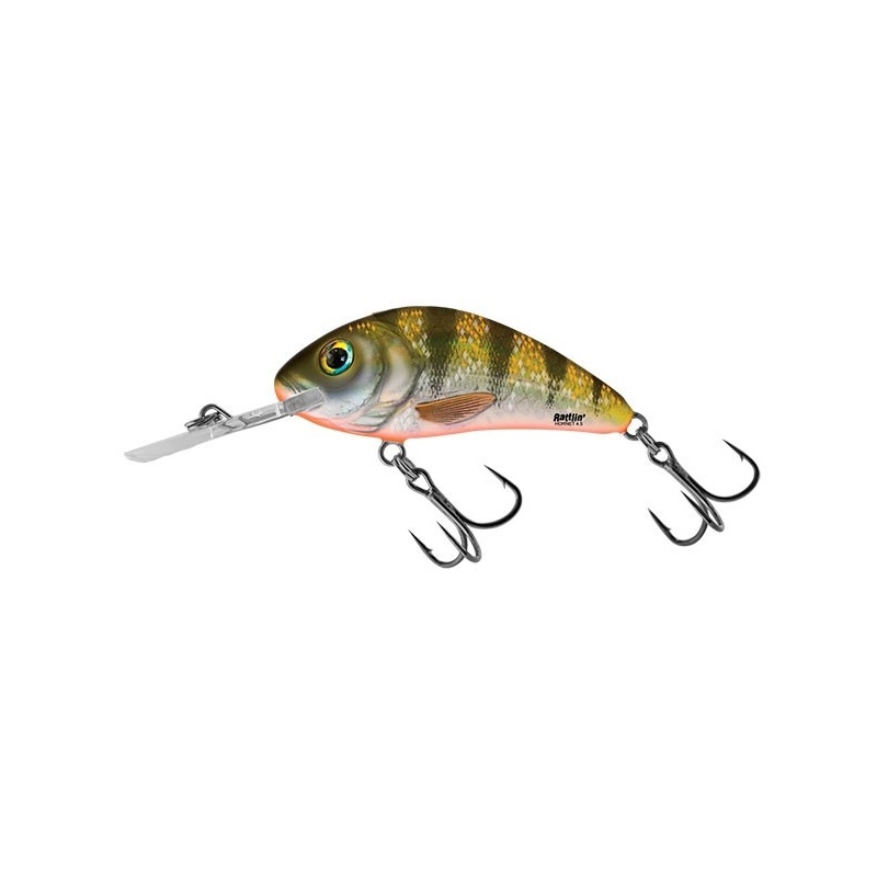 RATTLIN HORNET FLOATING - 4.5cm Wobler Salmo Yellow Holo Perch