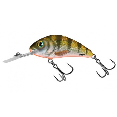 RATTLIN HORNET FLOATING - 4.5cm Wobler Salmo Yellow Holo Perch